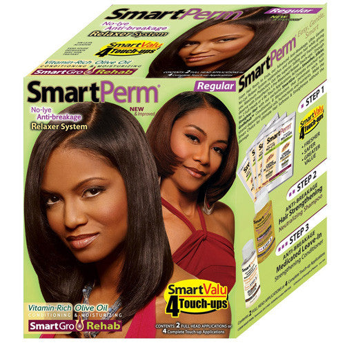 Smart Perm No-Lye Anti Breakage Relaxer System Regular Kit - 1 Ea